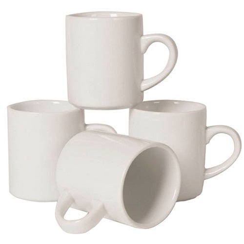 Elegant BIA Corporate Mug in white, 260ml capacity, ideal for coffee or tea, perfect for offices or home use.