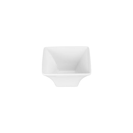 BIA Square Flare Bowl, 88mm diameter, 103ml capacity, crafted stoneware, modern design for serving appetizers and desserts.