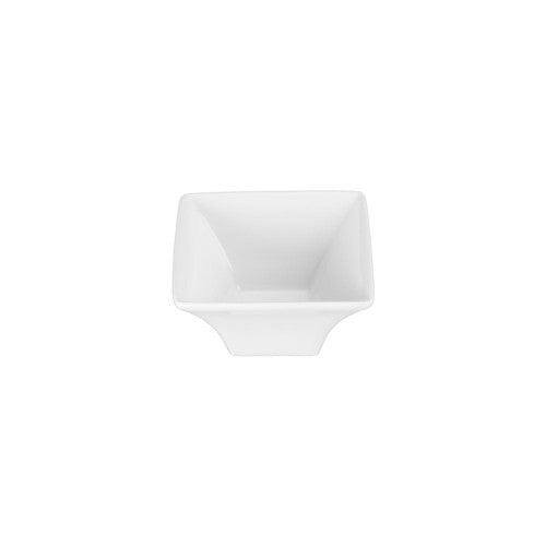 BIA Square Flare Bowl, 88mm diameter, 103ml capacity, crafted stoneware, modern design for serving appetizers and desserts.