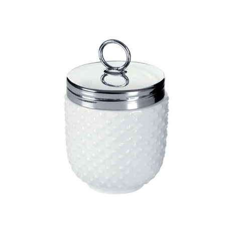 BIA Dotted Egg Coddler in stylish design, perfect for poaching eggs and serving gourmet breakfast in a charming way.