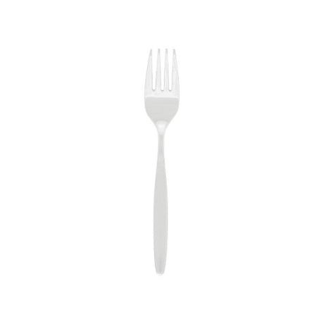 Set of 12 Atlantis Fruit Forks in 18/0 stainless steel, 137mm long, featuring an elegant partial satin finish.