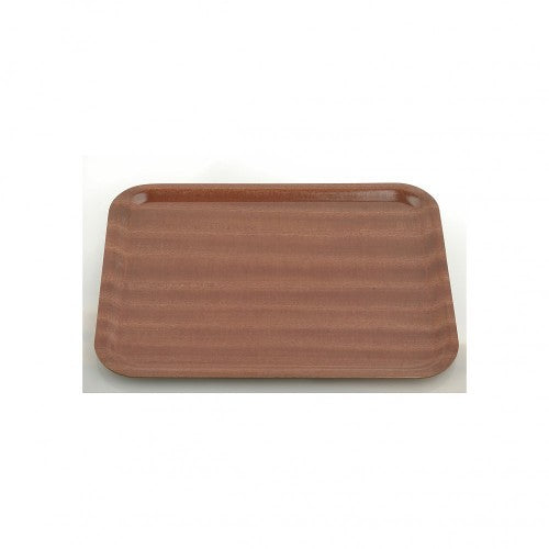 Elegant mahogany wood tray (270x200mm) perfect for serving drinks, snacks, or displaying decor with a touch of sophistication.