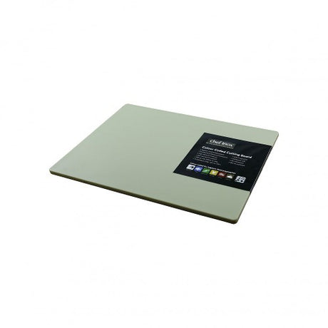 Durable brown polypropylene cutting board, 380x510x12mm, ideal for chopping and meal prep, easy to clean, and stylish.