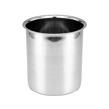 Stainless steel 1L steam can, 108mm wide and 137mm tall, ideal for healthy cooking and flavor preservation.