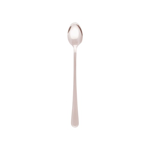 Elegant Melrose Soda Spoon Set of 12 in durable stainless steel with mirror finish, perfect for serving soda and desserts.