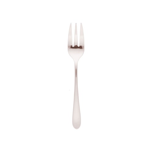 Luxor Serving Fork, 235mm stainless steel utensil with mirror finish, ideal for elegant serving of salads, meats, and pasta.