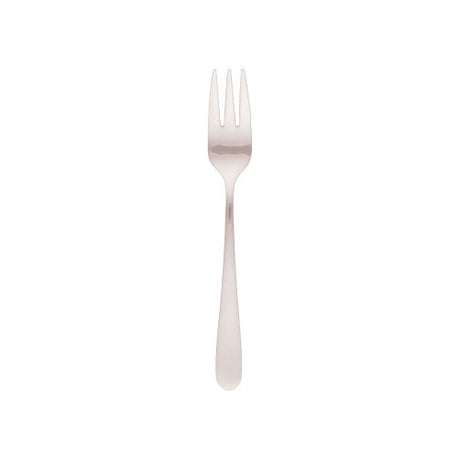Elegant set of 12 Luxor cake forks made from durable stainless steel, perfect for serving desserts at any occasion.