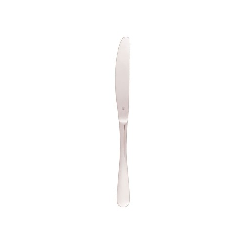 Set of 12 Luxor Table Knives in stainless steel, 225mm length, featuring a sleek design and mirror finish for elegant dining.