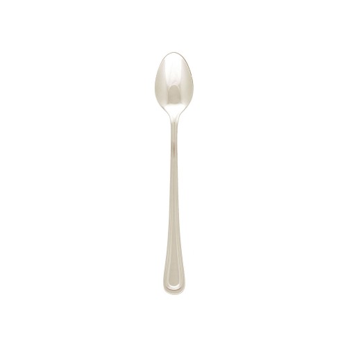 Set of 12 Oxford soda spoons in premium stainless steel, featuring a sleek design perfect for desserts and ice cream.