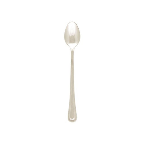 Set of 12 Oxford soda spoons in premium stainless steel, featuring a sleek design perfect for desserts and ice cream.