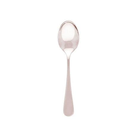 Set of 12 Gable tea spoons in 18/10 stainless steel, featuring teardrop handles and a mirror finish for elegant dining.