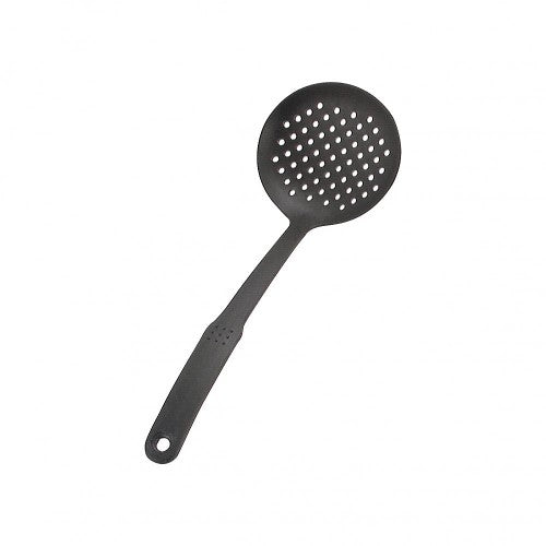 Durable nylon skimmer for easy food lifting and straining, featuring a non-stick surface and 330mm length for versatile use.