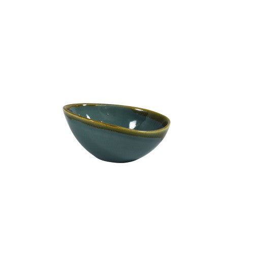 Set of 6 Coast Marine Blue Triangular Bowls, 160mm, stylish and durable for serving appetizers or desserts.