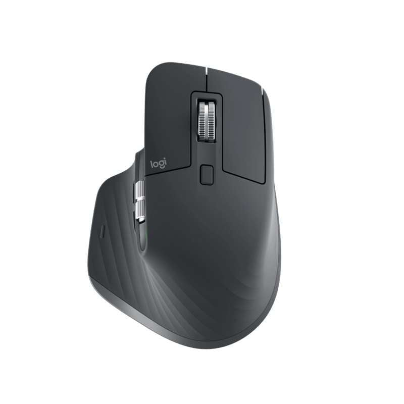 MX MASTER 3S wireless mouse with ergonomic design, 8000 DPI, and customizable buttons for enhanced business productivity.