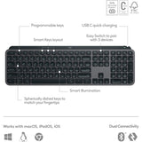 Master Keyboard - Logitech MX KEYS S ADVANCED (GRAPHITE)