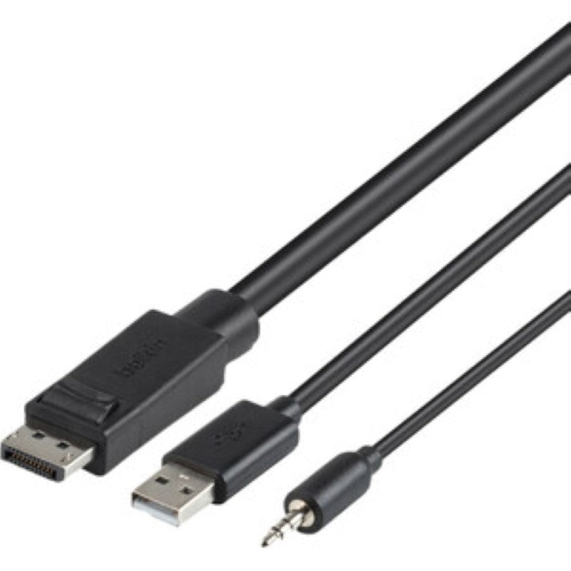 DISPLAY PORT/USB/AUDIO 6FT KVM COMBO Cable - Belkin