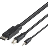 DISPLAY PORT/USB/AUDIO 6FT KVM COMBO Cable - Belkin