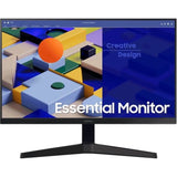 Samsung S31 24" LED monitor with borderless design, vibrant IPS panel, 75Hz refresh rate, and eye comfort technology.