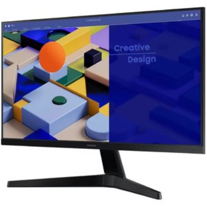 Samsung Essential Monitor - S31, 27" Full HD with IPS, 3-sided borderless design, FreeSync, and eye comfort technology.