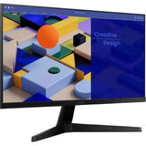 Samsung Essential Monitor - S31 27" IPS display with borderless design, FreeSync tech, and eye comfort for seamless productivity.