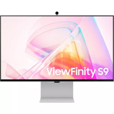 Samsung 27" ViewFinity S9 5K LCD Monitor with 5K resolution, vibrant colors, ergonomic design, and Pantone validation for true color accuracy.