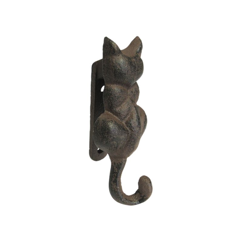 Door Knocker - Cast Iron Cat (14.5cm)
