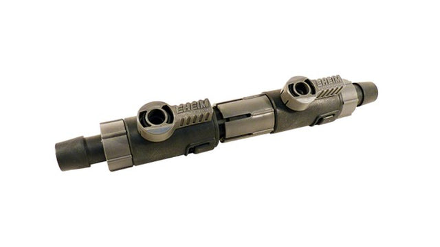 Eheim Double Tap Connector for 25/34mm tubing, ensuring secure, leak-free connections for aquarium maintenance.