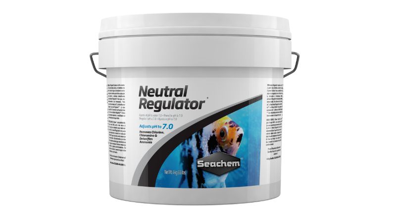 Aquatic Neutral Regulator (4kg) for maintaining pH levels at 7.0 and softening water by removing harmful substances.