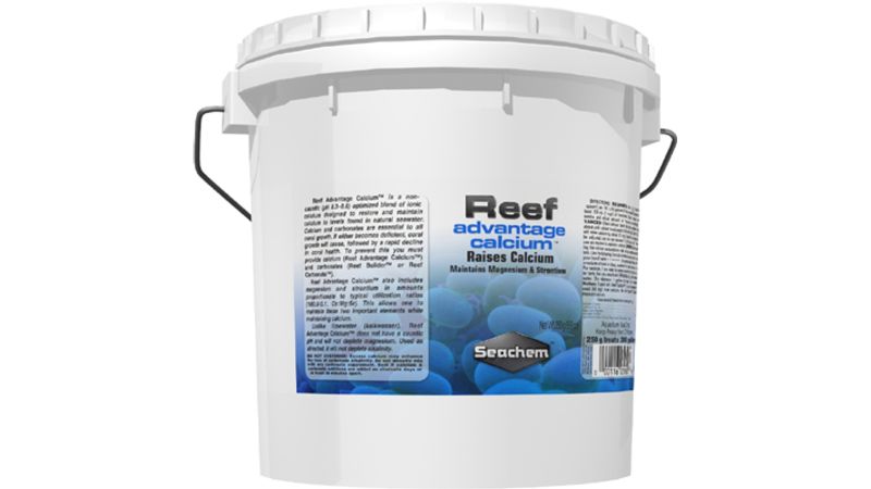 Aquatic Reef Advantage Calcium (4kg) container for enhancing coral growth and maintaining optimal calcium levels in marine aquariums.