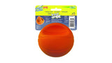 Nylabone Basketball Gripz dog toy in medium, durable rubber with easy grip for bouncing and tugging, ideal for energetic play.