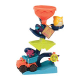 Colorful Owl About Waterfalls Toy with a spinning wheel and dump truck for engaging water play and science exploration.