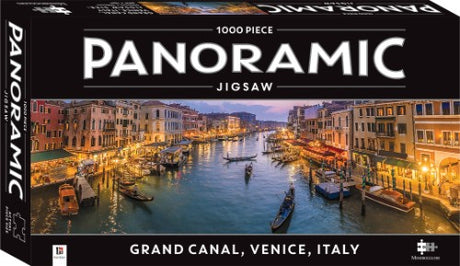 Mindbogglers 1000-piece jigsaw puzzle depicting the scenic Grand Canal in Venice, perfect for art lovers and puzzle enthusiasts.