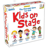 Kids On Stage Charades Game, featuring children acting out fun scenarios to boost creativity and teamwork during playtime.