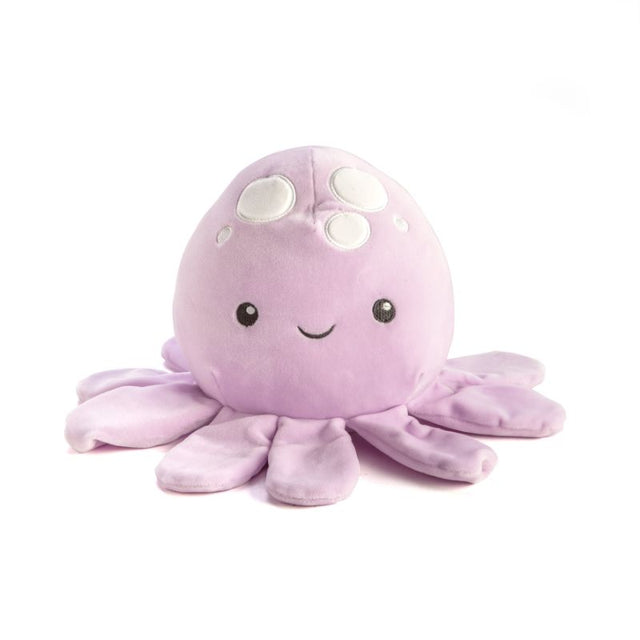 Plush jellyfish cushion from Smoosho's Pals, ultra-soft velour, 19cm, perfect for snuggling and imaginative play.