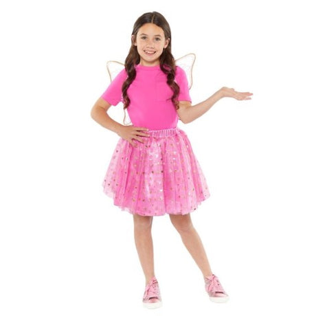 Vibrant butterfly costume set for kids 3-8, featuring colorful wings and tutu for imaginative play and dress-up fun.