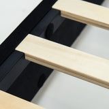 Commercial Bed Base designed for long single mattresses, featuring strong plywood slats and easy tool-free assembly.