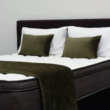 Euro Top Mattress featuring 300mm profile, pocket coil support, and anti-allergy cover for medium-firm comfort.