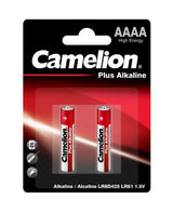 Camelion Plus Alkaline AAAA batteries (2-pack) provide reliable, long-lasting power for high-drain devices with anti-leakage technology.