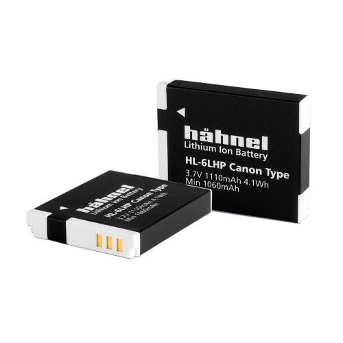 HAHNEL HL-6LHP battery for Canon, 3.7V, 1110mAh, perfect for photography enthusiasts needing reliable power.
