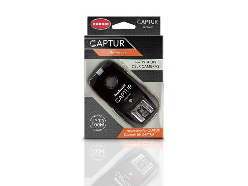 Hahnel Captur Receiver for Nikon, enabling wireless control for flash and studio lighting with fast, reliable triggering.