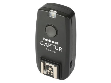 Hahnel Captur Receiver for Sony: wireless trigger for flash and lights, compatible with various Sony camera models.