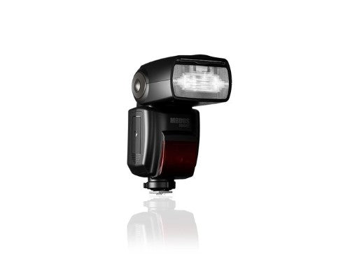 HAHNEL MODUS 600RT MKII Speedlight for Nikon with fast recycle time, high guide number, and wireless connectivity features.