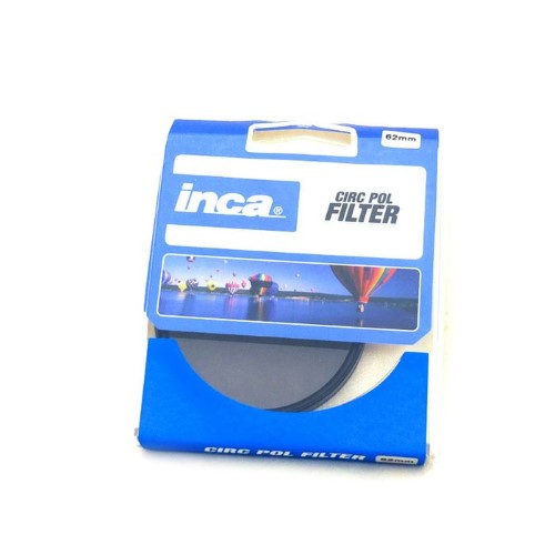 58MM Circular Polarizer Filter for enhanced photography; reduces reflections, boosts color clarity, and protects lens.