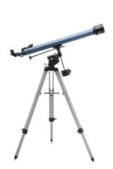 KONUSTART 900B telescope showcasing a 60mm aperture, equatorial mount, and smartphone adapter for stargazing adventures.