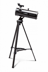KONUSNOVA 114mm F4.3 telescope with adjustable tripod, smartphone adapter, and 'Stardot' finderscope for stellar observations.