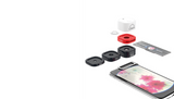 KONUS Micro Clip Microscope Set transforms smartphones into 60x-300x biological microscopes with LED illuminator and accessories.