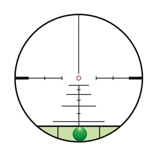 KONUSPRO F-30 4-16X52 riflescope with illuminated 550 ballistic reticle, waterproof design, and multi-coated optics for precision shooting.