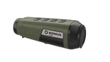 KONUS FLAME handheld thermal monocular with 160x120 resolution, digital zoom, Wi-Fi, and waterproof design for outdoor use.