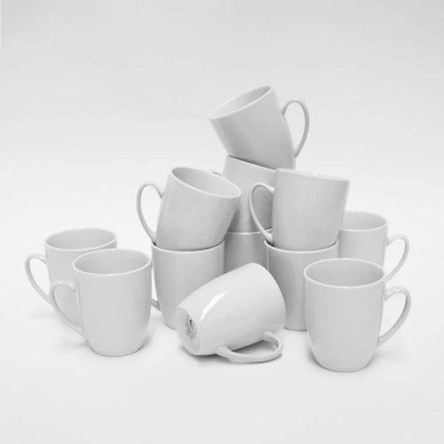 Cutler porcelain coffee mug (325ml) with elegant design, perfect for enjoying hot beverages at home or on the go.