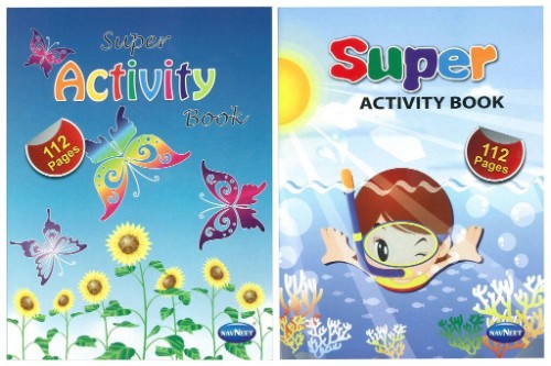 Assorted set of 6 colouring activity books with 112 pages each for creative fun and relaxation.